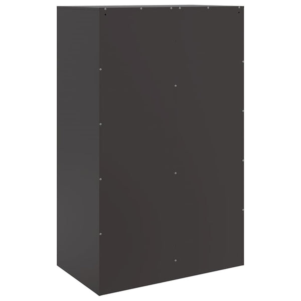 Schwarze Kommode Sahib 67x39x107cm (Stahl)