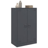 Anthrazitfarbenes Sideboard Sahib 67x39x107cm (Stahl)