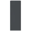 Anthrazitfarbenes Sideboard Sahib 67x39x107cm (Stahl)