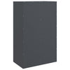 Anthrazitfarbenes Sideboard Sahib 67x39x107cm (Stahl)