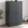 Anthrazitfarbenes Sideboard Sahib 67x39x107cm (Stahl)
