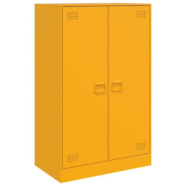 Senfgelbe Kommode Sahib 67x39x107cm (Stahl)