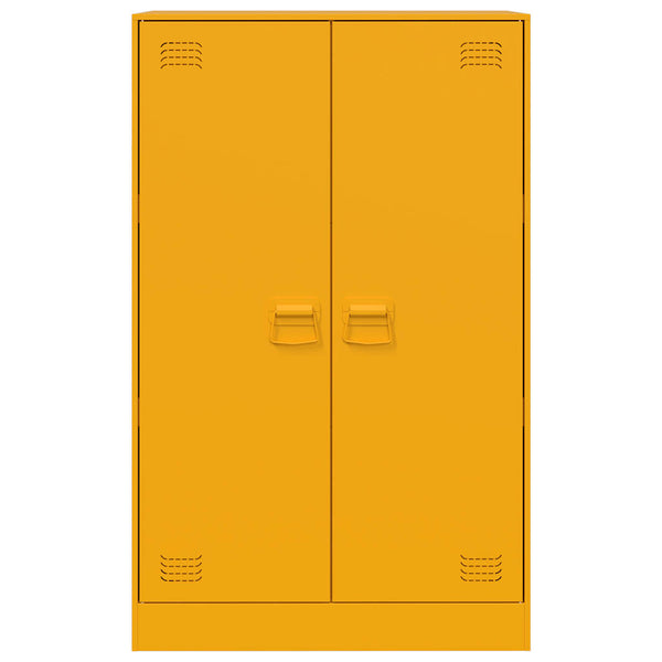 Senfgelbe Kommode Sahib 67x39x107cm (Stahl)