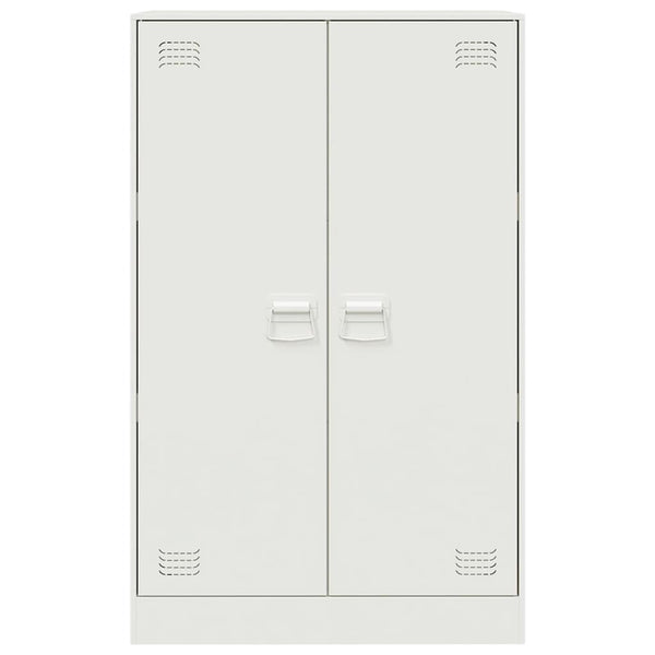 Weißes Sideboard Sahib 67x39x107cm (Stahl)
