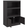 Schwarzes Sideboard Enzo 67x39x107cm (Stahl)