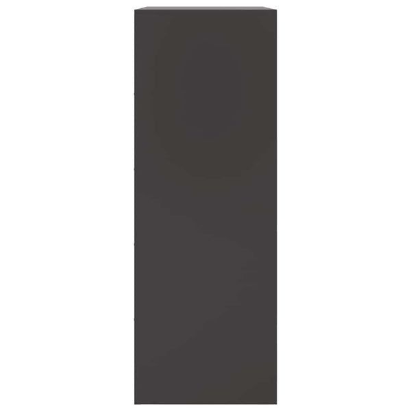 Schwarzes Sideboard Enzo 67x39x107cm (Stahl)