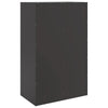 Schwarzes Sideboard Enzo 67x39x107cm (Stahl)
