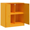 Senfgelber Nachttisch Buzas 67x39x73cm (Stahl)
