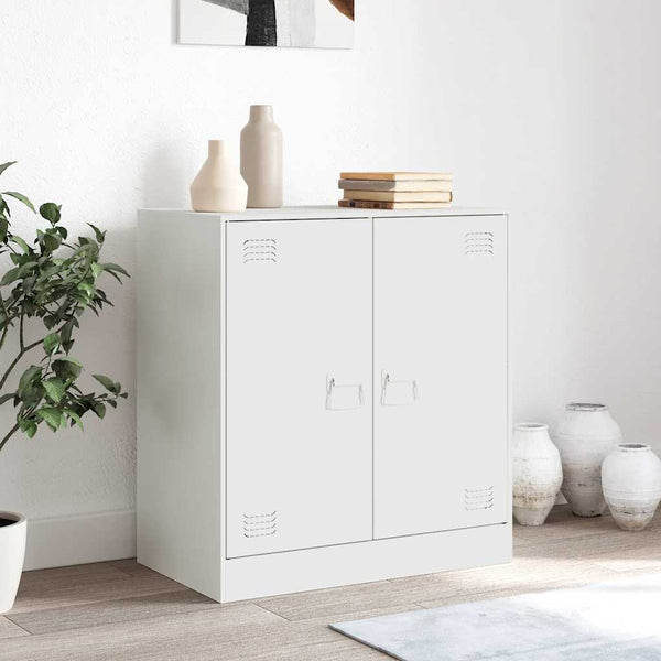 Weiße Anrichte Buzas 67x39x73cm (Stahl)