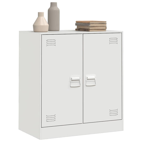Weiße Anrichte Buzas 67x39x73cm (Stahl)