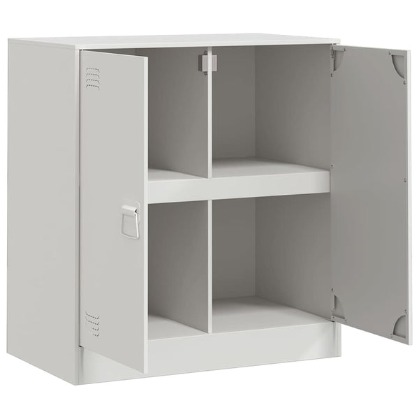 Weiße Anrichte Buzas 67x39x73cm (Stahl)