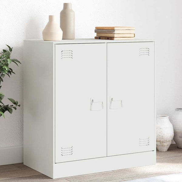 Weiße Anrichte Buzas 67x39x73cm (Stahl)