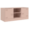 Pink TV-Schrank Dervin 99x39x44cm (Stahl)