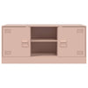 Pink TV-Schrank Dervin 99x39x44cm (Stahl)