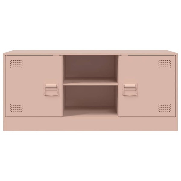 Pink TV-Schrank Dervin 99x39x44cm (Stahl)
