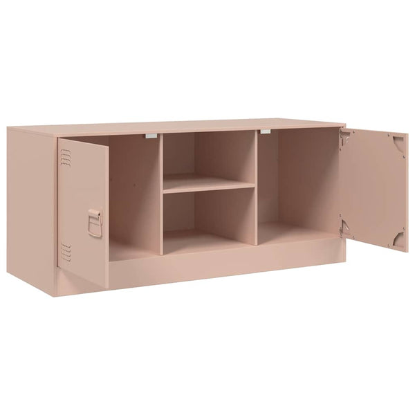 Pink TV-Schrank Dervin 99x39x44cm (Stahl)