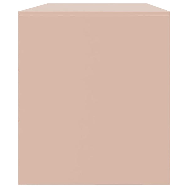 Pink TV-Schrank Dervin 99x39x44cm (Stahl)