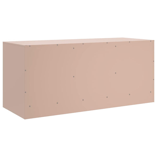 Pink TV-Schrank Dervin 99x39x44cm (Stahl)