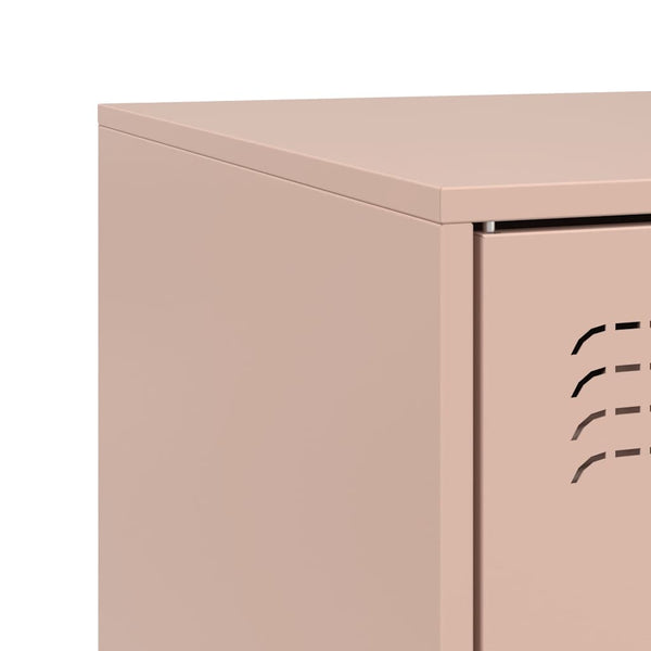 Pink TV-Schrank Dervin 99x39x44cm (Stahl)