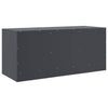 Anthrazitfarbenes TV-Board Dervin 99x39x44cm (Stahl)
