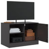 Schwarzes TV-Möbel Theodotta 67x39x44cm (Stahl)