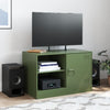 Olivgrünes TV-Möbel Theodotta 67x39x44cm (Stahl)