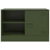 Olivgrüne TV-Lowboards Theodotta 67x39x44cm (2 Stück, Stahl)