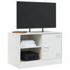 Weißes TV-Rack Theodotta 67x39x44cm (Stahl)