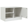 Weißes TV-Rack Theodotta 67x39x44cm (Stahl)