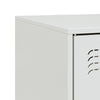 Weißes TV-Rack Theodotta 67x39x44cm (Stahl)