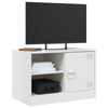 Weißes TV-Rack Theodotta 67x39x44cm (2 St., Stahl)