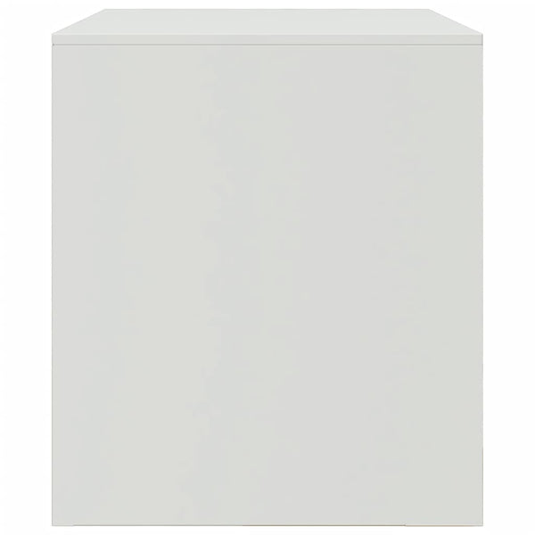 Weißes TV-Rack Theodotta 67x39x44cm (2 St., Stahl)
