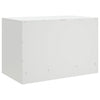 Weißes TV-Rack Theodotta 67x39x44cm (2 St., Stahl)