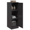 Schwarze Kommode Lessie 34,5x39x107cm (Stahl)