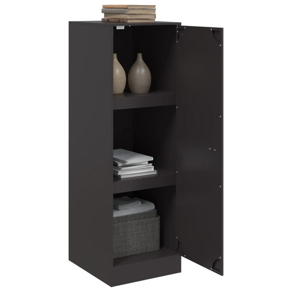 Schwarze Kommode Lessie 34,5x39x107cm (Stahl)
