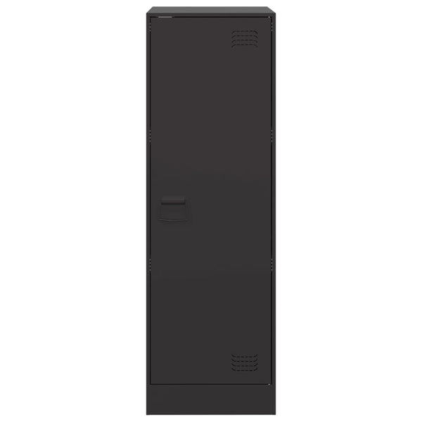 Schwarze Kommode Lessie 34,5x39x107cm (Stahl)