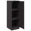 Schwarze Kommode Lessie 34,5x39x107cm (Stahl)