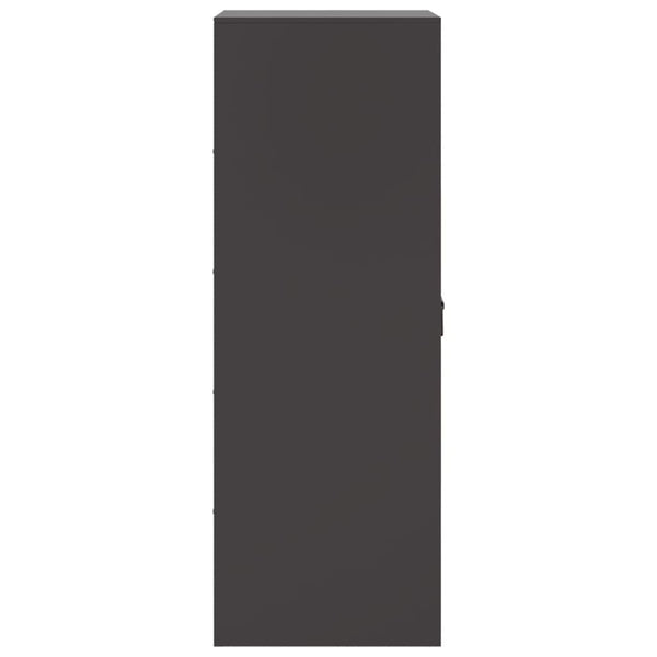 Schwarze Kommode Lessie 34,5x39x107cm (Stahl)