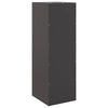Schwarze Kommode Lessie 34,5x39x107cm (Stahl)
