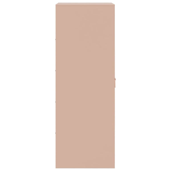 Pinke Kommode Lessie 34,5x39x107cm (Stahl)
