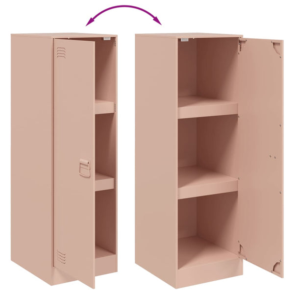 Pinke Kommode Lessie 34,5x39x107cm (Stahl)