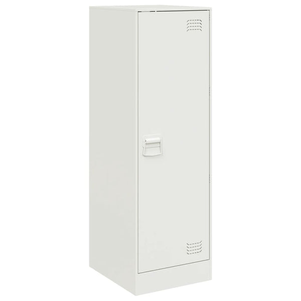 Weißes Sideboard Lessie 34,5x39x107cm (Stahl)