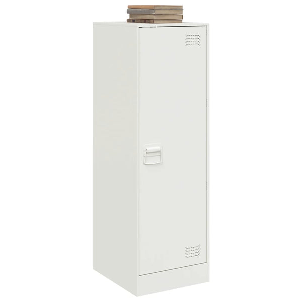 Weißes Sideboard Lessie 34,5x39x107cm (Stahl)