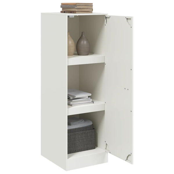 Weißes Sideboard Lessie 34,5x39x107cm (Stahl)