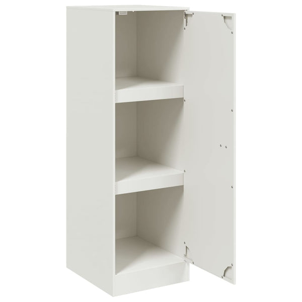 Weißes Sideboard Lessie 34,5x39x107cm (Stahl)