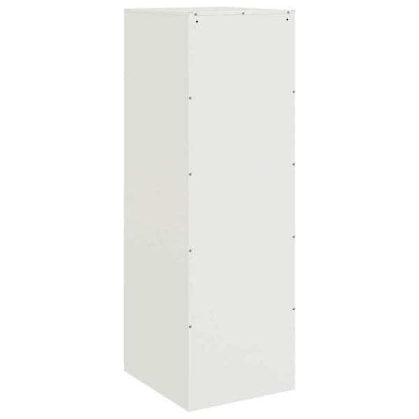 Weißes Sideboard Lessie 34,5x39x107cm (Stahl)