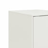 Weißes Sideboard Lessie 34,5x39x107cm (Stahl)