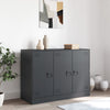 Anthrazitfarbenes Sideboard Togu 99x39x73cm (Stahl)