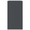 Anthrazitfarbenes Sideboard Togu 99x39x73cm (Stahl)