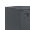 Anthrazitfarbenes Sideboard Togu 99x39x73cm (Stahl)